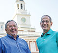 Photo of Gary Clinton ’73 and Don Millinger ’76. Link to their story.