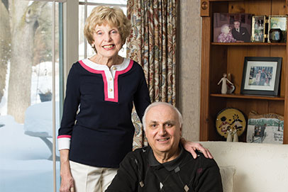Gloria ’62 and Eugene Ulterino ’63. Link to their story. 