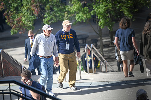Alumni from 1972 on campus