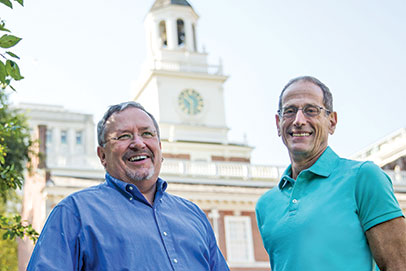 Gary Clinton ’73 and Don Millinger ’76. Link to their story.