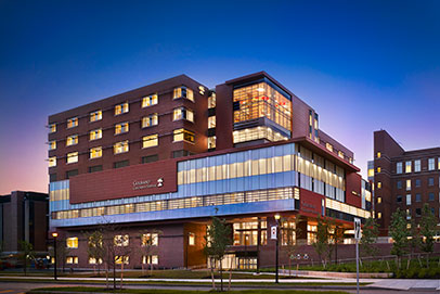 Building on campus. Links to Gifts by estate note