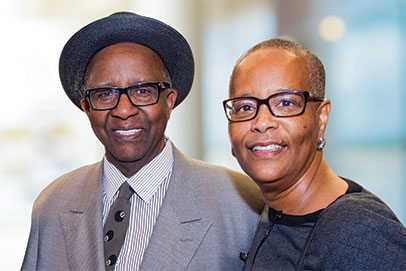 Francis Lloyd Price ’74, ’75S (MBA) and Nita Price. Link to their story. 
